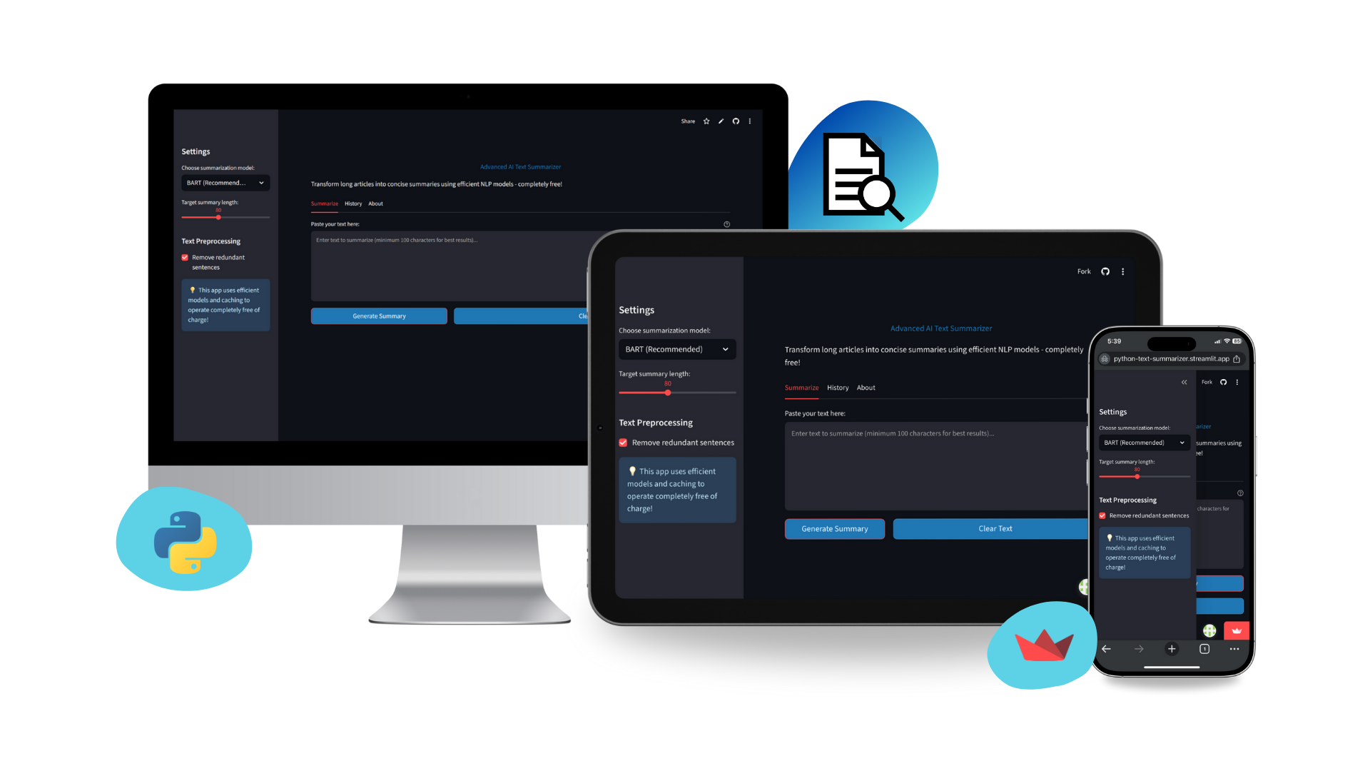 AI Text Summarizer image 2